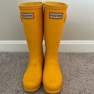 Yellow Girl Hunter Boots